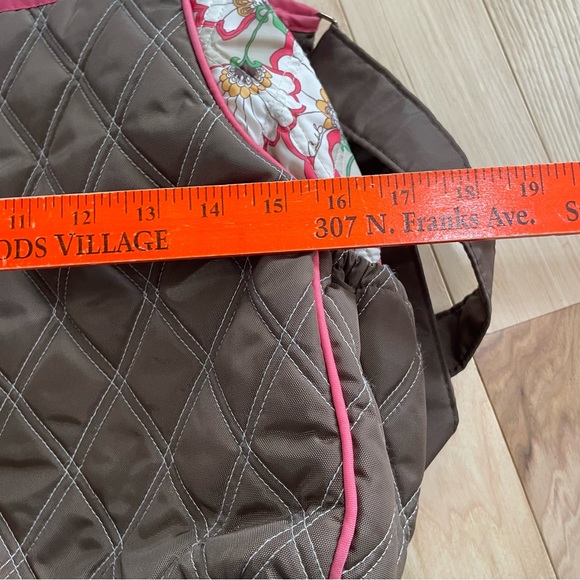 Cinda B Bella Fiore Cocoa Diaper Bag Tote - Picture 16 of 16